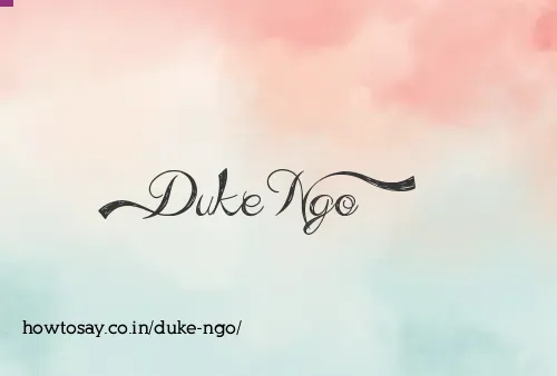 Duke Ngo