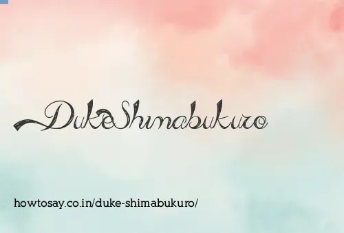 Duke Shimabukuro