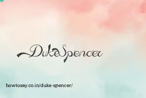 Duke Spencer