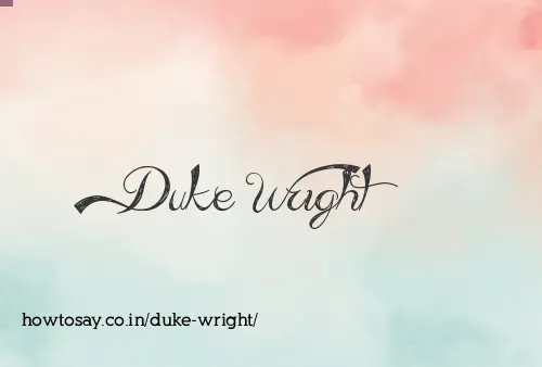 Duke Wright