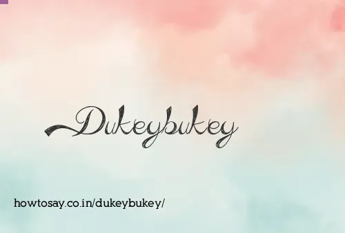 Dukeybukey