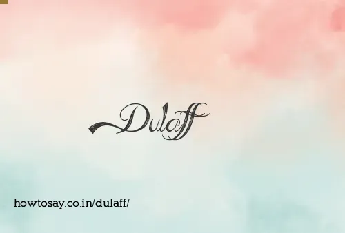 Dulaff