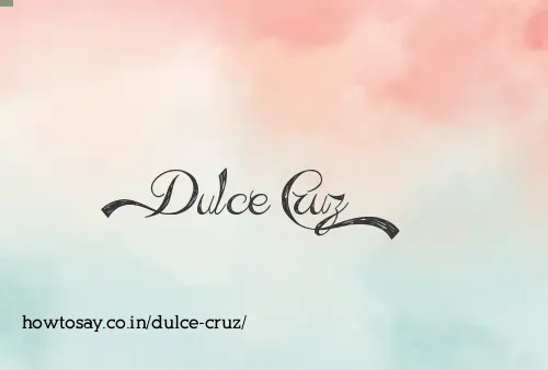 Dulce Cruz