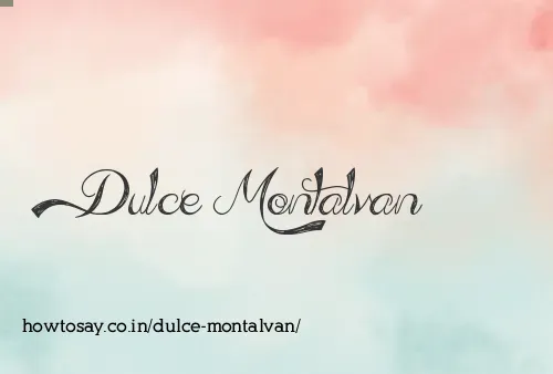 Dulce Montalvan