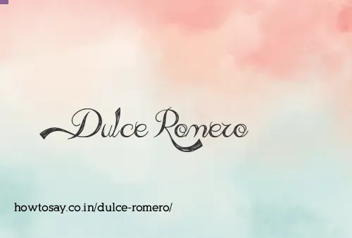 Dulce Romero
