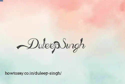 Duleep Singh