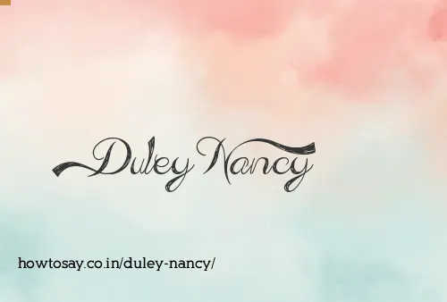 Duley Nancy