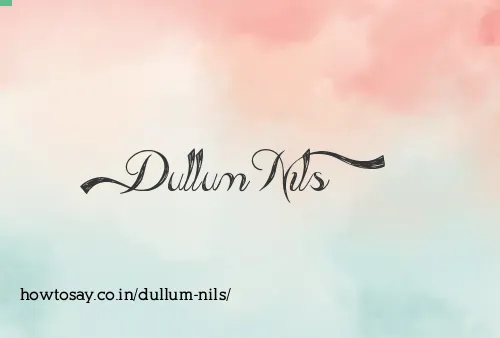 Dullum Nils