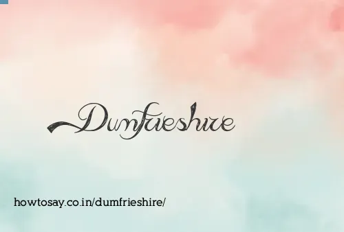 Dumfrieshire
