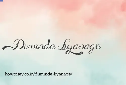 Duminda Liyanage