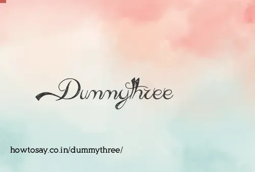 Dummythree