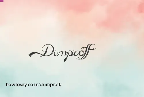 Dumproff