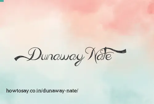 Dunaway Nate