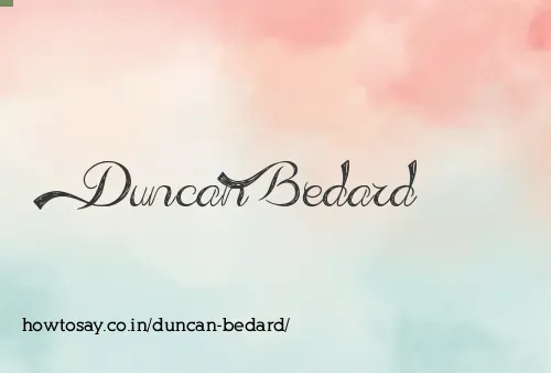 Duncan Bedard
