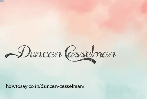 Duncan Casselman
