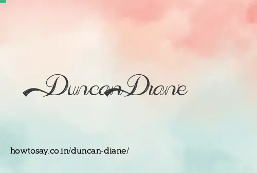 Duncan Diane