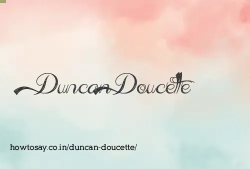 Duncan Doucette