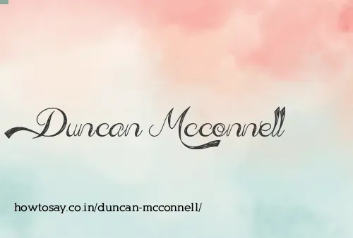Duncan Mcconnell