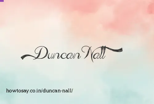 Duncan Nall