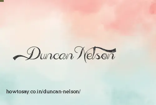 Duncan Nelson