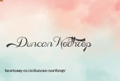 Duncan Northrop