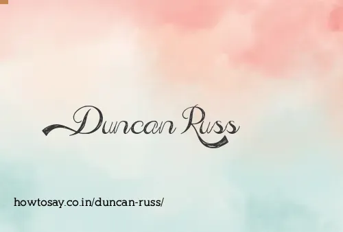 Duncan Russ