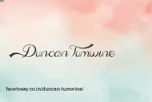 Duncan Tumwine