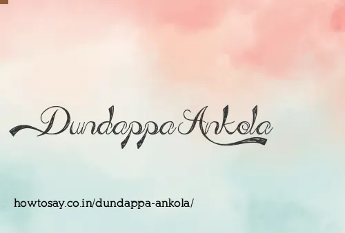 Dundappa Ankola