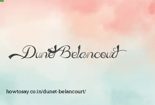 Dunet Belancourt
