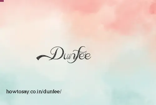 Dunfee