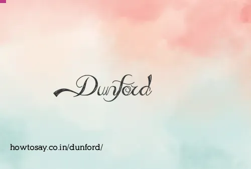 Dunford