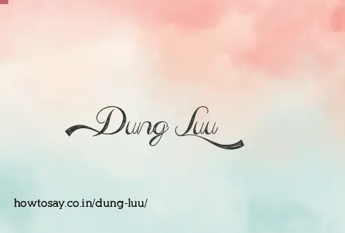 Dung Luu