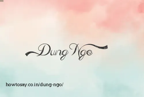 Dung Ngo