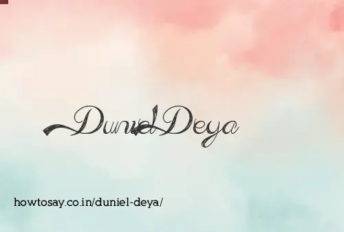 Duniel Deya