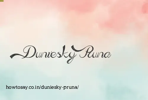 Duniesky Pruna