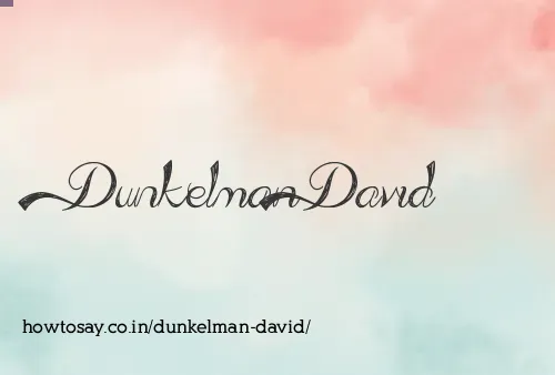 Dunkelman David