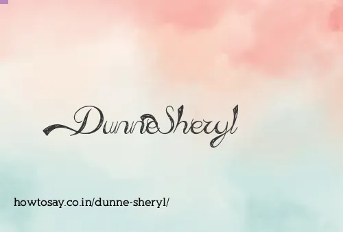Dunne Sheryl