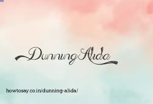 Dunning Alida