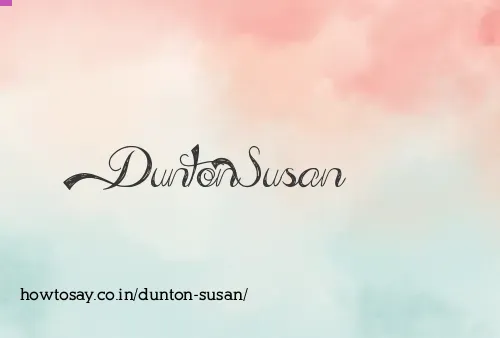 Dunton Susan