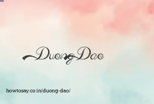 Duong Dao
