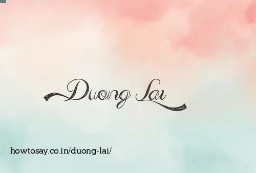 Duong Lai