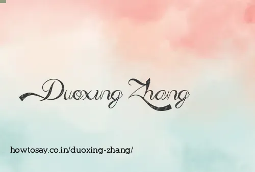 Duoxing Zhang