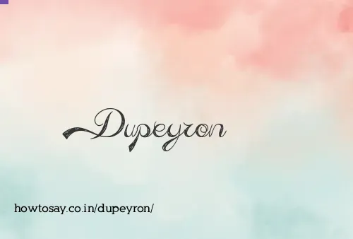 Dupeyron