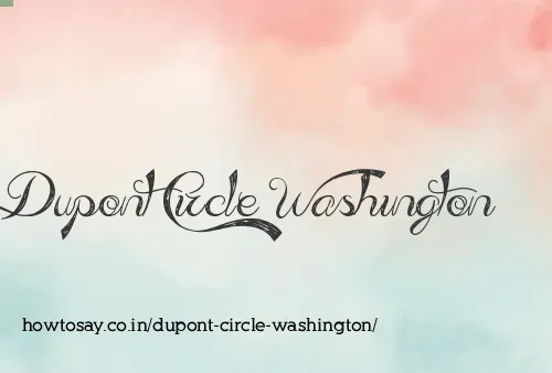 Dupont Circle Washington