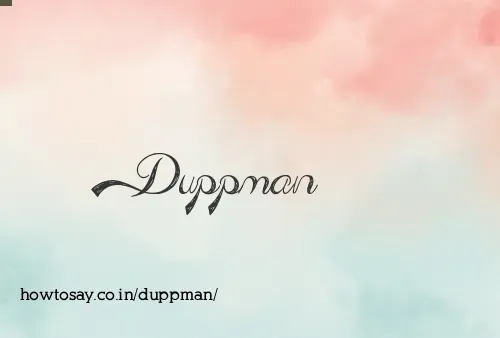Duppman