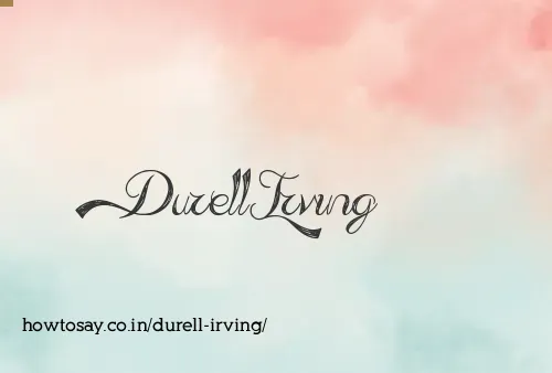 Durell Irving