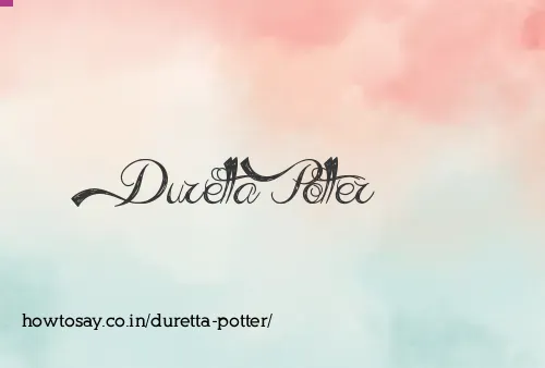 Duretta Potter
