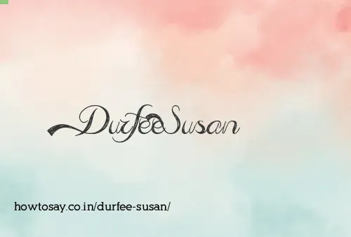 Durfee Susan