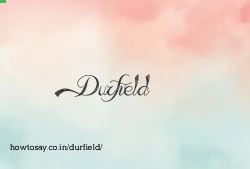 Durfield