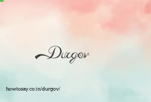 Durgov